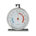 Taylor Large Dial Refrigerator Freezer Thermometer 2 Pack, 3 Inch Stainless Steel Fridge and Cooler Thermometer, Kitchen Appliance Temperature Gauge, Silver - size: 2 Pack