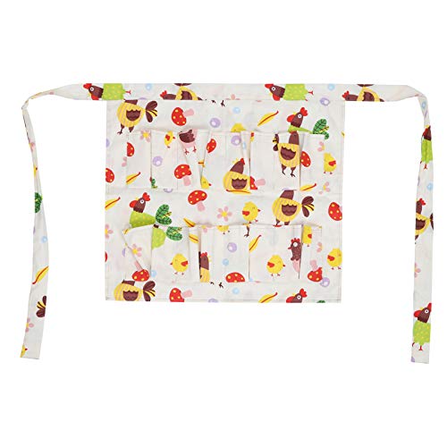 Omabeta Eggs Collecting Apron Durable Cotton Twill Thick Multiple Pockets for Egg Gathering and Farm Tasks