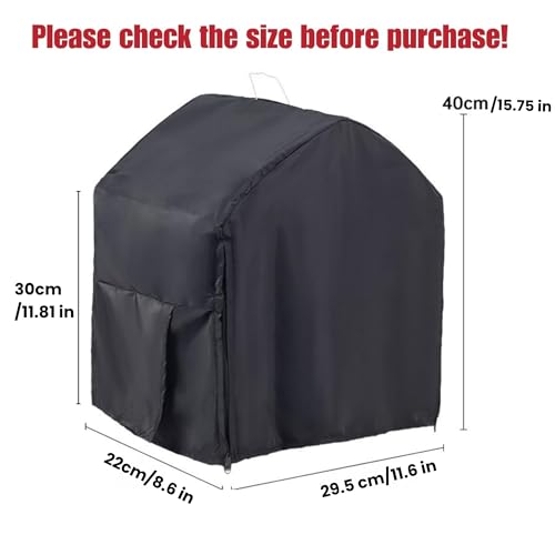 Bird Cage Cover Blackout for Good Night, 11.6 x 8.6 x 15.7 in Dustproof Birdcage Case, Winter Enclosure Cover, Large Universal Bedding Covering for Parrot, Parakeet, Macaw, Lovebirds, Animal Privacy