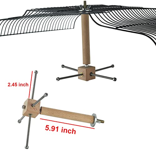 Sturdy Bird Food Holder, Wooden Perch for Cage, Rotating Stand for Fresh Fruits and Veggies, Interactive Toy for Parrots, Reducing Boredom | Bird Cage Feeder Foraging Toys,Parrot Fruit Vegetable Skewer,Bird Treat Sticks for Cockatiel Conure,Reducing Bored