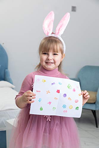 JOYIN 24Pcs Easter Egg Stampers Toys for Easter Eggs Hunt Game, Basket Stuffers Fillers, Stamps Gifts, Kids Party Favor, Classroom Prize Supplies - style: bunny