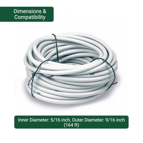 GAUN Pipeline 25ft Accesory for Automatic Chicken Waterer System – Soft Water Line Tube for Poultry & Small Animals, Easy to Install Hose Compatible with Nipple Drinkers for Hydration Systems - size: hose 25 feet