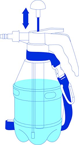 Classic USA Misters 1.5 Liter Personal Water Mister Pump Spray Bottle - color: Purple