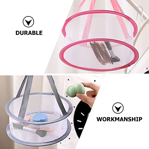 2pcs Drying Net Bag Polyester Drying Rack Beauty Egg
