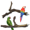 2 PCS Natural Grape Stick Fork Bird Perch Bird Standing Stick Chewing Bird Toys Natural Grapevine Bird Cage Perch for Parrot Cages Toy for Cockatiels, Parakeets, Finches - color: Style 13