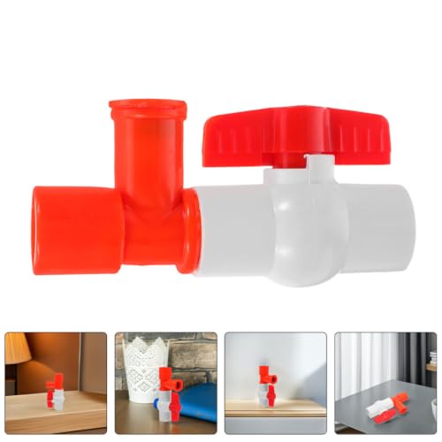 Tofficu 2pcs Chicken Water Line Pressure Regulators for Poultry Farm with Automatic Air Release Valve Reusable Waterer System Parts for Stable Pressure Control and Efficient Feeding