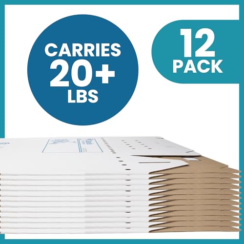 Disposable Cardboard Pet Carrier 12/Case | Sturdy Corrugated Cardboard Carrier | 17.5" L x 12.25" H x 8.75" W