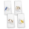 Inspirational Christian Bird Kitchen Towels Set of 4, Christian Gifts for Women, Religious Bible Verse Motivational Hand Towels of Bathroom, Bird Lover Gifts for Women - color: Christian Bird