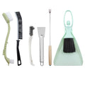 6 Pack Cage Cleaner Brush Tools Set, Parakeet Cage Accessories, Bird Poop Remover, Cleaning Tools with Plastic and Stainless Steel, Bird Cage Accessories