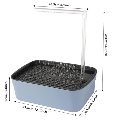 Automatic Bird Bath for Cage Indoor Parrot Bath with Shower Water Circulated Controller Bird Cage Accessory for Parakeets Cockatiel African Grey Lovebird