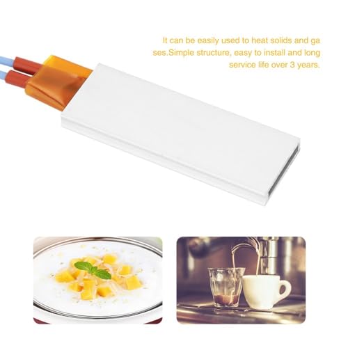 12V PTC Heating Plate – Aluminum Housing Thermostatic Heater for Incubators, Laboratory Equipment & Electronic Preheating(12V/110℃) - size: 12V/110℃
