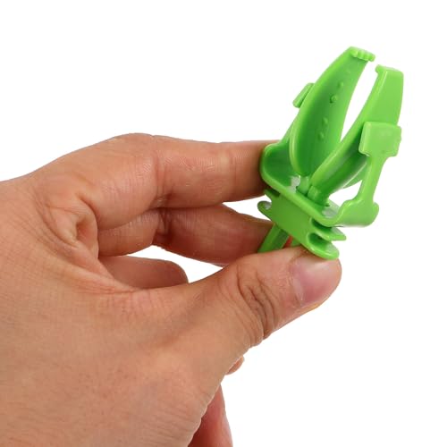 20pcs Bird Cage Food Holder Clips for Budgie and Conure Parrots, Pp Material Vegetable and Cuttlebone Feeders with Smooth Edges for Enriching Pet's Diet