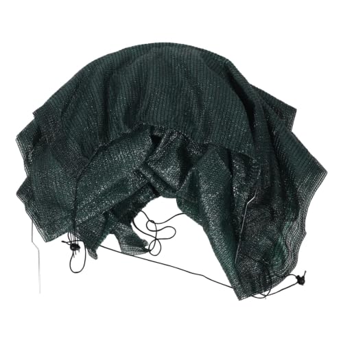 Yardwe Foldable Chicken Coop Tunnel Run with Green Sunshade Mesh Cover, Plastic Strong Frame, Easy Storage, Portable Backyard Garden Extension for Poultry Protection
