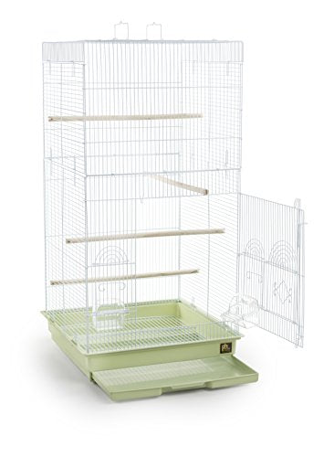 Prevue Pet Products SPECONO1818H-SG Tall Tiel Cage, Sage Green - color: Sage Green