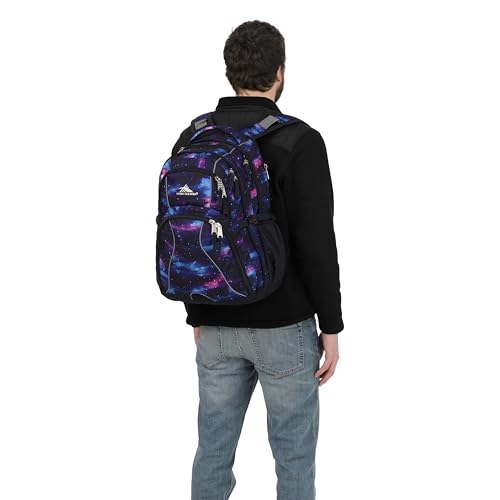 High Sierra Swerve Laptop Backpack, Cosmos/Midnight Blue, One Size - color: Cosmos/Midnight Blue