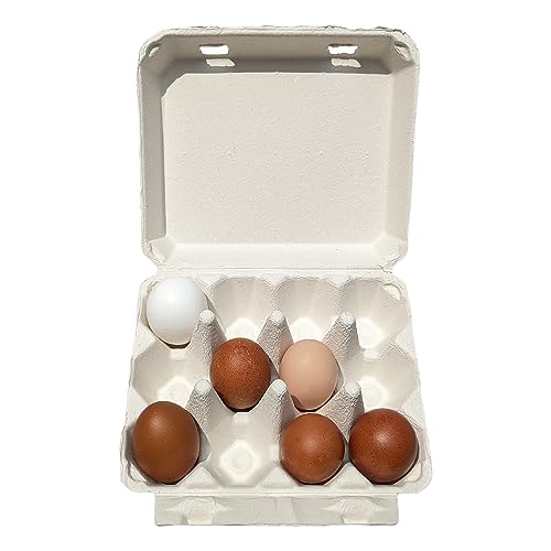 Vintage Egg Cartons for 12 Large Eggs – Classic 3x4 Layout – Durable Recycled Cardboard – Farmhouse Style – Eco-Friendly Packaging - White 75 Pack - color: White, size: 75