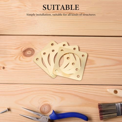 SHINEOFI 4pcs Metal Birdhouse Entrance Protector for Sparrow Houses 1.5 Inch Inner Diameter with Predator Defense for Outdoor Birdhouse Hole Guard