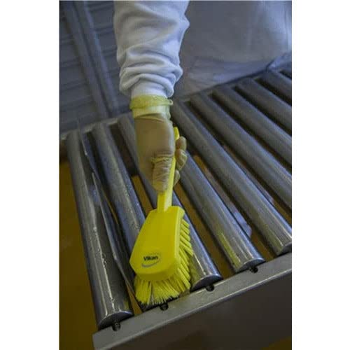 Vikan 41925 Brush,Washing,Stiff,10",PP/PBT,White - color: White