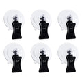 SLSON Fishes Veggie Seaweed Plant Suction Cup Clip Feeding Tool Feed Holder Aquarium Accessories for Fish Tank Fish Feeder Clips (6Pack Black) - color: 6Pack Black