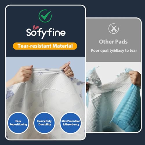 Tear Resistant Disposable Bed Pads Adults Chucks Incontinence Underpads 30"x 36"(30 Count),Large Thicken Premium Waterproof Pee Pads for Elderly,10X Super Absorbency Heavy Duty Puppy Training Pads - size: 36"x30"(30 Count)