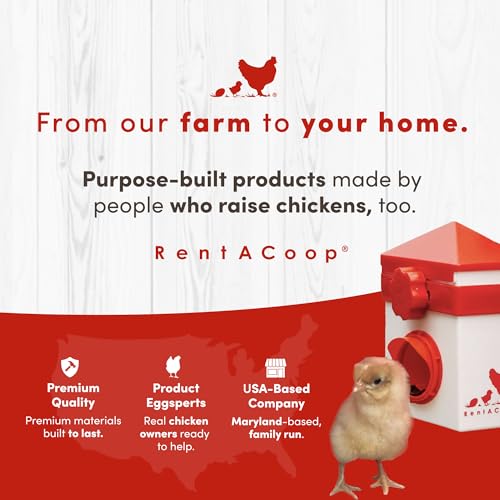 RentACoop Big Red Barn Chick Brooder Set with Heating Plate