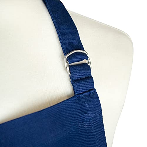 DII Everyday Basic Kitchen Collection - color: Nautical Blue, size: Regular Size Chef Apron
