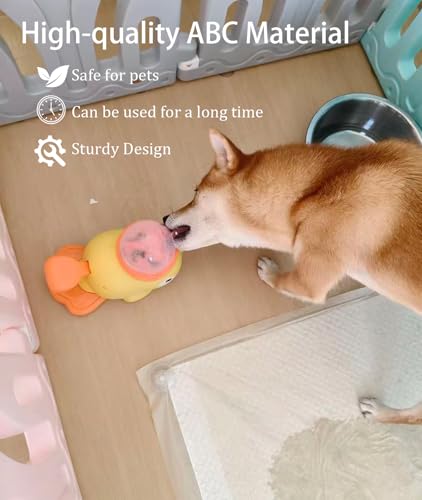 Interactive Treat Dispenser Toy for Cat Enrichment Toys to Play with, Dog Duck-Shaped Treat Toy, Duck Treat Dispenser for Dogs Cat Slow Feeder Food Puzzle, Mental Stimulation and IQ Training