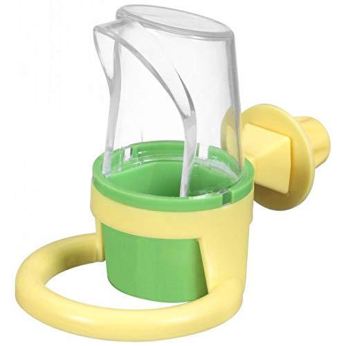 JW Pet Bird Cage Clean Cup Feeder & Water Cup Bird Accessory, Small (Assorted Colors) - size: Small