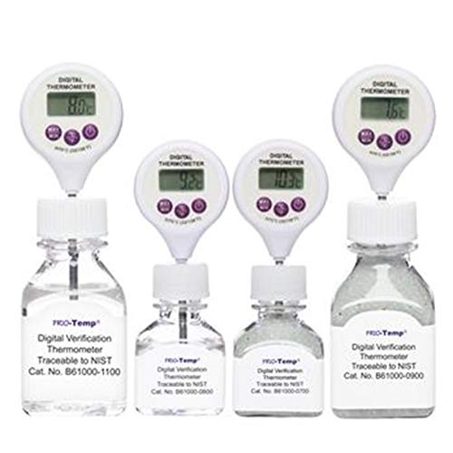 SP Bel-Art, H-B Frio-Temp Calibrated Electronic Verification Lollipop Stem Thermometer for Refrigerators, Incubators and General Applications; 0/70C (32/158F) (B61000-0900)