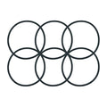 ppf310kit Replacement Miller Little Giant O-Ring for Poultry Fountain PPF3 PPF5 PPF7 (6 Pack)