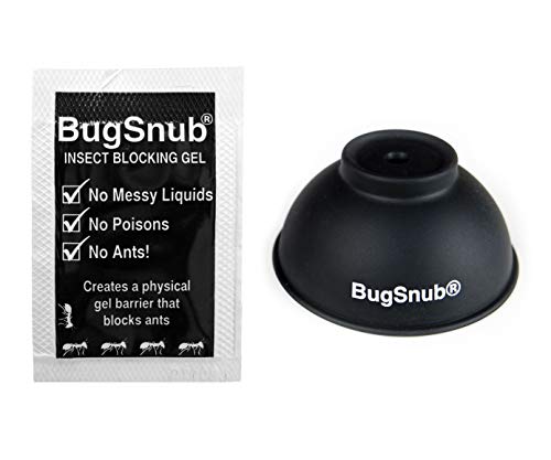 Ant Guard for Shepherd's Hooks (1-Pack)- Waterless Ant Defense for Hummingbird Nectar Feeders, Unique Upside-Down Design, No Liquid Moat, Includes BugSnub Gel