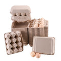 200 PCS Vintage Egg Cartons, Natural Paper Pulp Square Dozen Egg Cartons | Classical 3x4 Style Holds Up to One Twelve 12 Count Chicken Eggs, Sturdy Design Made from Recycled Cardboard Blank - size: 200 Pcs Dozen Egg Cartons