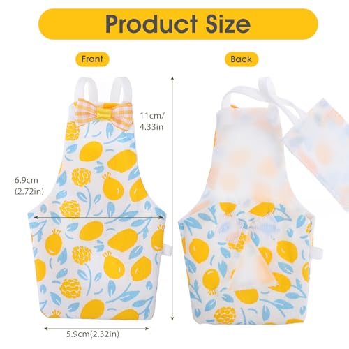 4 Pcs Bird Diaper, Reusable Parrot Diaper with Waterproof Inner | Cute Parrot Nappy Urine Wet Suit Costume Washable Cockatiel Clothes Bird Diapers Clothes for Budgie Canary Parakeet Macaw