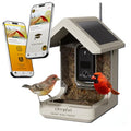 Birds Choice Smart Bird Feeder with Camera | Solar Powered Bird Watching for Outdoors | AI to Identify Bird Species, Capable of Real-Time Streaming | Wireless with Camera, Waterproof Construction | AI Species Recognition Motion-Activated Ultra HD Video an