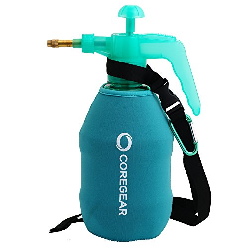 (Ultra Cool XL) USA Misters 1.5 Liter Personal Pump Water Mister & Sprayer with Full Neoprene Jacket… - color: Teal
