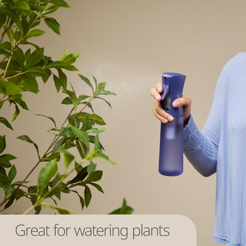 10 OZ Continuous Spray Bottles - Ultra Fine Mist Sprayer | Water Spray Bottle For Hair Stuff, Mister Spray Bottle For Plants Mister | Hair Spray Bottles For Hairstyling, Cleaning, Salons - color: Future Dusk Purple