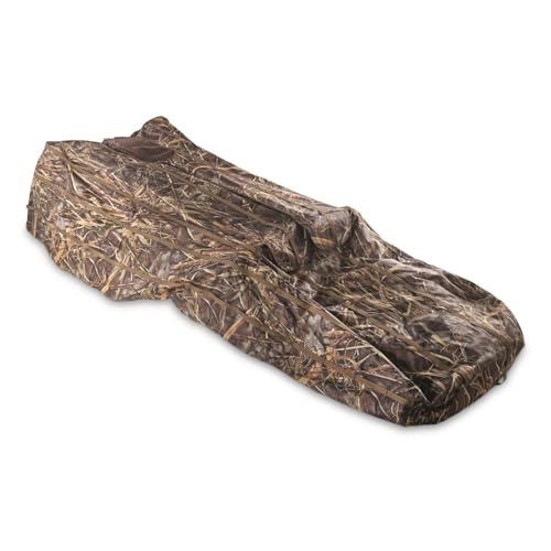 Guide Gear Layout Ground Blind, Camo Tent for Waterfowl, Duck, Turkey Hunting
