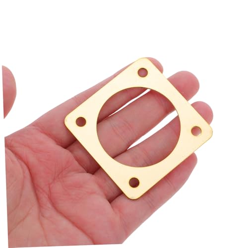 TIDTALEO 4pcs Metal Birdhouse Hole Protector and Sparrow Guard for Outdoor Bird Nest Box, 1 1/4 Inch Opening, Rust-Resistant Birdhouse Entrance Guard Plates for Yard Wildlife Protection