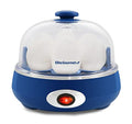 Elite Gourmet EGC322CBL Easy Egg Cooker, 7-Egg, BPA-Free, Classic Blue | Cooks soft, medium, or hard-boiled eggs with auto shut-off - electric operation - includes measuring cup - color: Blue, size: 7 Egg