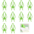 10-Pack Green Millet & Cuttlebone Holder, Bird Cage Accessories for Parakeet & Small Birds - color: Green