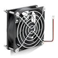 80mm x 25mm DC Brushless 24V Cooling Fan Dual Ball Bearing 2Pin for PC Case Exhaust Electronic Equipment Ventilation - size: 8025