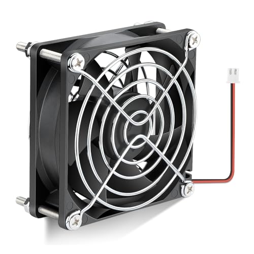 80mm x 25mm DC Brushless 24V Cooling Fan Dual Ball Bearing 2Pin for PC Case Exhaust Electronic Equipment Ventilation - size: 8025