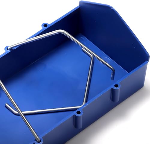 Coloch 4 Pack Large Pigeon Feeder, 8 Slot Poultry Feeder Bowl Thick Chicken Feeding Dish Bird Food Dispenser Tool Slot Container for Bird, Chicken, Duck, Poultry, Parrots