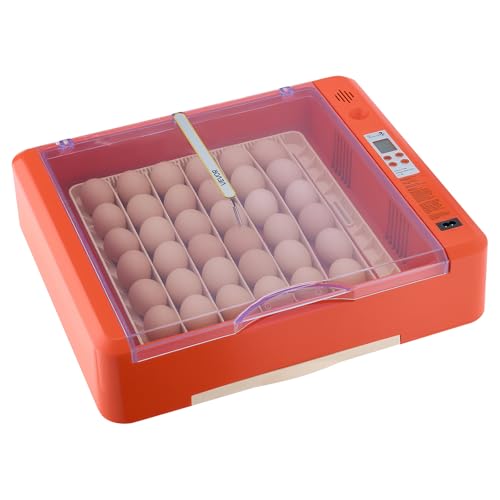 VEVOR 36 Egg Incubator, Automatic Egg Turner with LED Candler & Water Tray, Temperature & Humidity Control, 360° View Clear Window, Poultry Eggs Incubators for Hatching Chicks Ducks Goose Quails - size: 36 Eggs