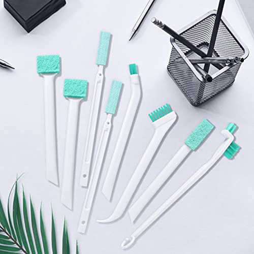 Lumkew Small Cleaning Brush Tight Spaces, 8pcs Crevice Cleaning Brushes Tool for Household Use, Tiny Cleaning Brush Mini Parts Humidifier Toaster - size: A-8pcs