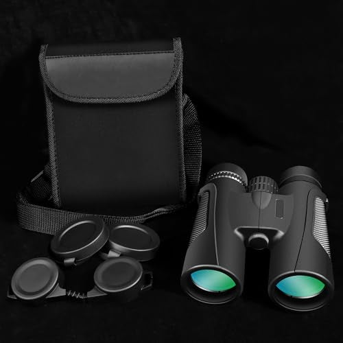 High Power 15X50 Binoculars for Adults BAK4 Prism FMC Lens - Black | BAK4 Prism FMC Lens,15X,50MM Big Eyepiece,Fogproof & Waterproof,Viewing field of 1200 meters,Adjustable Focus