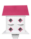 Purple Martin Manse Bird House (Pink)