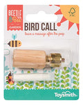 Toysmith Beetle & Bee Wooden Bird Call Toy for Kids Outdoor Nature Play | Backyard Birding, Camping, Hiking, Wildlife Observation, Educational Activity, FSC-Certified Construction, Children Ages 5+ - style: Bird Call