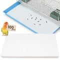 23.6x16.9in Bird Cage Liners,100 Sheets Pre-Cut Cage Tray Pads | Disposable Absorbent Non-woven Pads Absorb Moisture and Collect Feathers for Parrots, Cockatiels, Parakeets and Finches - size: 23.6x16.9in-100P
