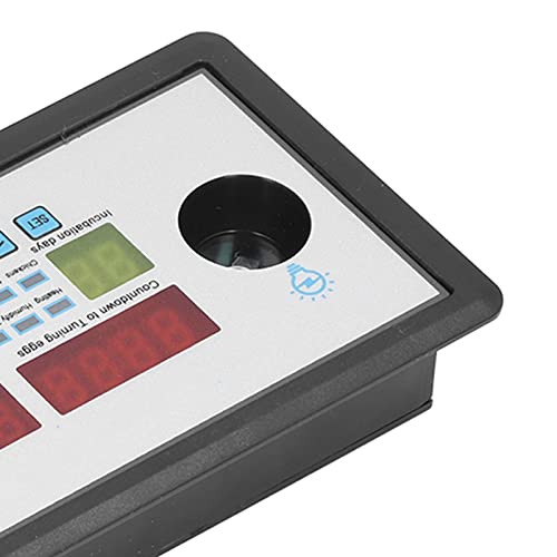 Fdit Intelligent Incubator Thermostat Digital Automatic Incubator Controller Egg Hatcher Temperature Incubator Controller for Various Eggs (12V)